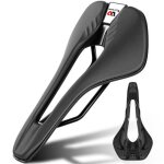 Selle de vélo de route en fiber de carbone tt, entièrement en carbone, ultralégère, italien, avec coussin ... Selle de vélo de route en fiber de carbone tt, entièrement en carbone, ultralégère, italien, avec coussin ...