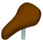 Selle vlo bmx enfant marron cyclingcolors - assise confortable avec tige universelle 22mm 140mm