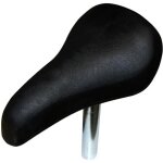 Selle vlo bmx noir enfant assise mousse confort avec tige 22mm 140mm universelle femme draisienne