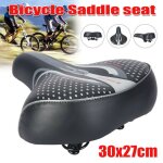 Selle de vlo electrique extra large, coussin de suspension de scooter, bobine a ressort en eponge pu, ...