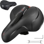 Selle de vlo, etanche selle vtt, selle de ergonomique avec boule d'amortisseur a double ressort, avec ...