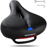 Selle de v�lo gel ergonomique avec amortisseur a double ressort, si�ge de v�lo universelle respirant ...