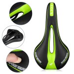 Selle de vlo de montagne en cuir pu souple et confortable, sige de vlo de route, coussin d'exercice, ...