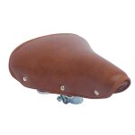 Selle de vlo rtro en cuir souple pour femme et homme, accessoire vintage fait a la main pour vlo de ...