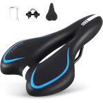 Selle de vlo vtt ergonomique, respirant creux selle vtt confort homme femme etanche pu, selles de ultra ...
