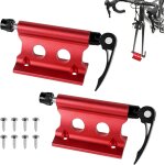 Senior - lot de 2 supports de fourche de vélo - clip fixe - en alliage d'aluminium - avec blocage rapide ... Senior - lot de 2 supports de fourche de vélo - clip fixe - en alliage d'aluminium - avec blocage rapide ...