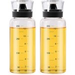 Sept - lot de 2 bouteilles d'huile pour camping en plein air, 350 ml, en verre anti - fuite, pour huile ...
