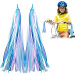Sept - 2 paire accessoire velo enfant vlo tassels, serpentins colors pour guidon de vlo, vlo guidon ...