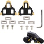 Sept - lot de 2 plaques de chaussures de vlo assorties en tpu avec flotteur a 6 , pour vlo de course ...