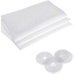 Sept - lot de 3 moustiquaires en maille filet avec 4 rouleaux de ruban autocollant pour fenêtre 2 x 1, ... Sept - lot de 3 moustiquaires en maille filet avec 4 rouleaux de ruban autocollant pour fenêtre 2 x 1, ...