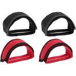 Sept - 4 pices sangles de pdale vlo, sangles pour pdales de vlo a pignon fixe, toe clips pedal sangles, ...