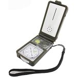 Sept - boussole de survie de camping multifonction extrieure 10 en 1 avec niveau, allume - feu, sifflets, ...