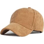 Sept - casquette de baseball unisexe en velours ctel vintage couleur unie rglable pour voyage en plein ...