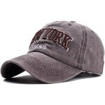 Sept - casquette de baseball, unisexe vintage jeans chapeau casquette rglable hip - hop mode snapback ...