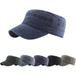 Sept - casquette homme vintage casquette militaire rglable chapeau de cadet arme casquette de baseball ...