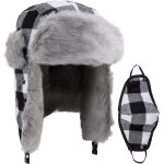 Sept - chapeau de trappeur hiver unisexe homme femme chapka bonnet d'aviateur tropper russe en fausse ... Sept - chapeau de trappeur hiver unisexe homme femme chapka bonnet d'aviateur tropper russe en fausse ...