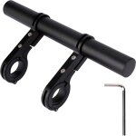 Sept - extension de guidon de vlo support extender pour guidon de vlo en alliage d'aluminium pour lampe ...