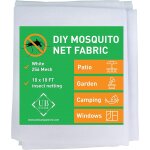 Sept - filet moustiquaire blanc 3x3 ou 3x6 mètres filet anti - insectes pour couverture de jardin, terrasse, ... Sept - filet moustiquaire blanc 3x3 ou 3x6 mètres filet anti - insectes pour couverture de jardin, terrasse, ...