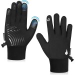 Sept - gants de cyclisme thermiques d'hiver pour enfants et filles, coupe - vent, antidrapants ecran ...