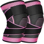 Sept - genouillre sport 2 pices genouillre pour femmes et hommes elastique rglable genou bandage ...