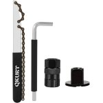 Sept - kits dâ¿outils de chaîne de vélo, outil de suppression de cassette de bicyclette + clé auxiliaire ... Sept - kits dâ¿outils de chaîne de vélo, outil de suppression de cassette de bicyclette + clé auxiliaire ...