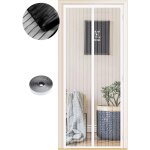 Sept - moustiquaire magntique pour portes, diffrentes tailles, 75 x 230cm, puissants aimants, fermeture ...