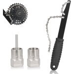 Sept - outils de demonte de cassette de vélo, kit d'outils de chaîne de vélo, fouet a chaine velo pour ... Sept - outils de demonte de cassette de vélo, kit d'outils de chaîne de vélo, fouet a chaine velo pour ...