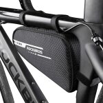 Sept - sacoche de cadre vélo vtt bmx, sacoche triangle de tube réfléchissant noir 1. 2 litres Sept - sacoche de cadre vélo vtt bmx, sacoche triangle de tube réfléchissant noir 1. 2 litres