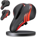 Sept - selle de vélo, large et douce, confortable, respirante, amortissante des chocs, selle de vélo ... Sept - selle de vélo, large et douce, confortable, respirante, amortissante des chocs, selle de vélo ...