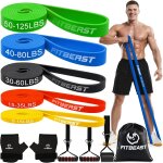 Sept - set de bandes de résistance, entraînement poids du corps, musculation, etirement, avec ancre de ... Sept - set de bandes de résistance, entraînement poids du corps, musculation, etirement, avec ancre de ...