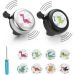 Sept - sonnette de vlo pour enfants, cloche de vlo klaxon velo enfant, filles sonnette de guidon de ...