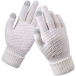 Sept - women's winter touch screen gloves warm knit gloves warm gloves running, cycling, work, randonnée ... Sept - women's winter touch screen gloves warm knit gloves warm gloves running, cycling, work, randonnée ...