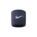 Serre - poignets nike swoosh marine x 2 - tennis