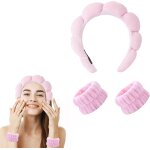 Serre tete, skincare serre tete femme, bandeau de lavage pour le visage, bandeau cheveux femme maquillage, ...