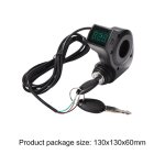 Serrure d'allumage de scooter electrique, avec 2 cls pour kugoo m4 pro, cylindre de dmarreur, de remplacemen ...