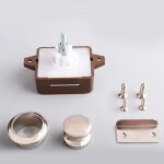 Serrure a bouton poussoir pour armoire de camping car, en alliage de zinc, pour yacht, camping car, tiroir ...