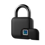 Serrure de porte intelligente a empreintes digitales, cadenas antivol pour armoire a bagages, semi - ...