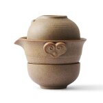 Service a thé chinois kung fu, 1 théière 2 tasses a thé en céramique de voyage, tasses a thé en poterie ... Service a thé chinois kung fu, 1 théière 2 tasses a thé en céramique de voyage, tasses a thé en poterie ...