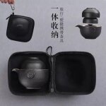 Service a thé chinois kung fu portable en céramique, 1 théière, 2 tasses a thé standard, voyage en plein ... Service a thé chinois kung fu portable en céramique, 1 théière, 2 tasses a thé standard, voyage en plein ...