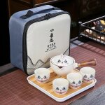 Service a thé de voyage portable en céramique, théière kung fu chinoise, tasse a thé infuseur, 19 styles ... Service a thé de voyage portable en céramique, théière kung fu chinoise, tasse a thé infuseur, 19 styles ...