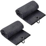 Serviettes de golf en microfibre de qualit suprieure - serviettes de sport a schage rapide (lot de ...