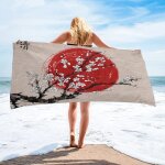 Serviette de plage en microcarence, serviette de bain rose sans fleurs, accessoires de camping, visage ... Serviette de plage en microcarence, serviette de bain rose sans fleurs, accessoires de camping, visage ...