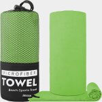 Serviette de voyage en microcarence, super absorbante, compacte, lgre, vaccage rapide, plage, gym, ...