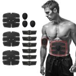 Set 1 - stimulateur musculaire electrique electrostimulateur de stimulation musculaire electrodes de ...