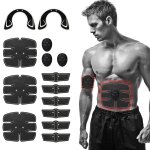 Set 2 - stimulateur musculaire electrique electrostimulateur de stimulation musculaire electrodes de ...