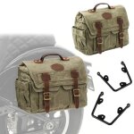 Set 2x sacoches cavali�res + supports pour honda rebel 500 17 - 25 cv1f - army green