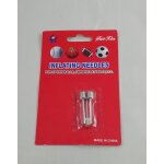 Set 3 aiguilles embouts pompe a ballon basket foot hand volley rugby universel