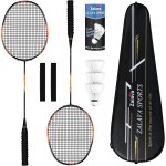 Set de badminton, 2 raquettes de badminton (2u) avec sac, 3 volants, 2 bandes, 2 raquettes de badminton ... Set de badminton, 2 raquettes de badminton (2u) avec sac, 3 volants, 2 bandes, 2 raquettes de badminton ...