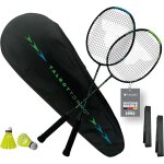 Set de badminton professionnel talbot - torro raquettes en graphite ultralégères, volants en nylon et ... Set de badminton professionnel talbot - torro raquettes en graphite ultralégères, volants en nylon et ...