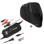 Set chargeur de batterie + housse de moto xxxl noir